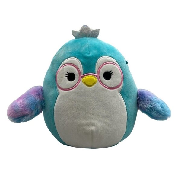 Raina the Penguin w/Pink Glasses & Crown 8" Squishmallow Stuffed Plush Rare - Picture 1 of 6
